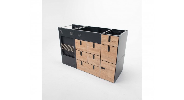 Moon Kitchen Solid Model 1 140cm (K101)