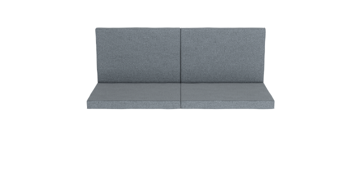 Moon Bench z szufladami i poduszkami