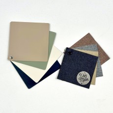 Samples (textil and aluminum)