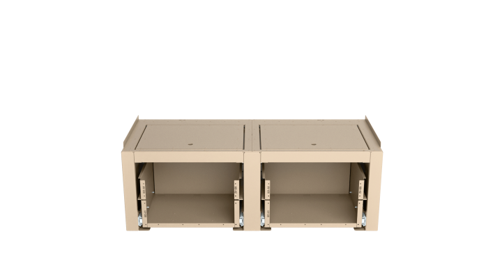 Moon Bench z szufladami