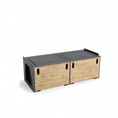 Moon Bench with drawers