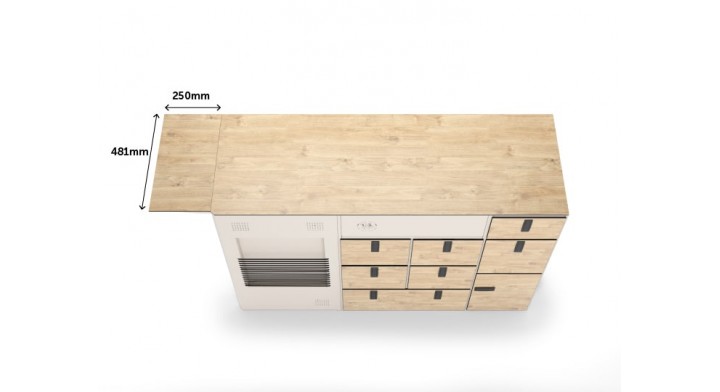 Arbeitsplatte für Moon Kitchen Modell 1