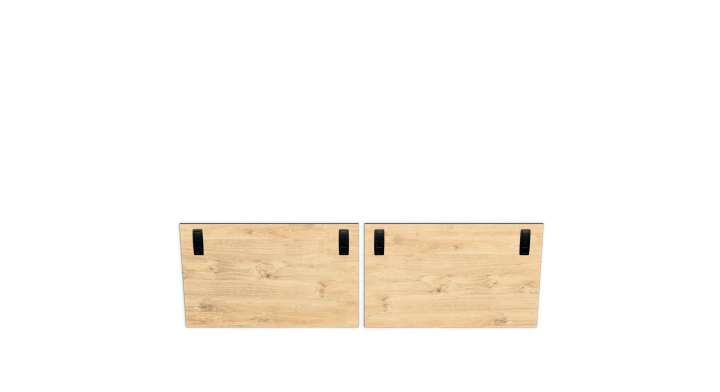 Moon Bench mit Schubladen und Polstern
