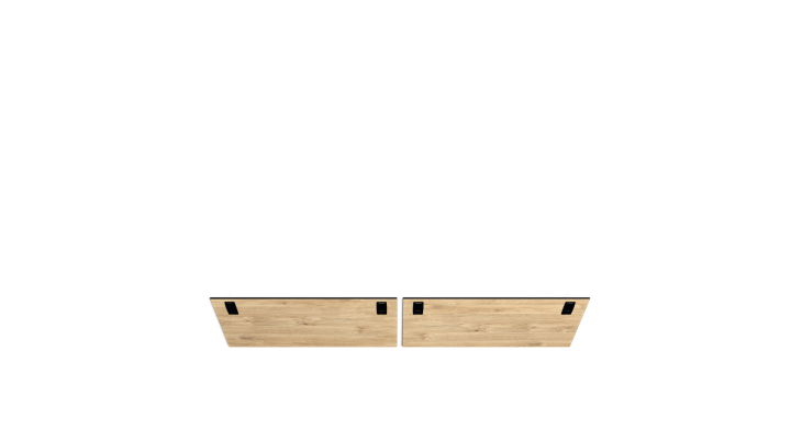 Moon Bench z szufladami i poduszkami