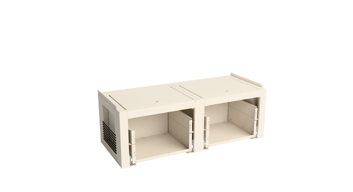 Moon Bench z szufladami